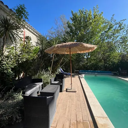 Chambre Seville - Piscine Chauffee - Mas Saint-Louis Aigues-Mortes